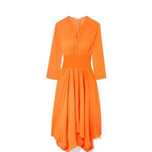 MAJE  - midi orange dress
